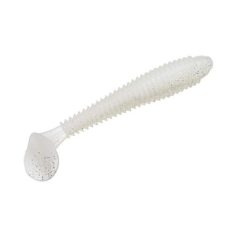 Strike King Rage Swimmer Fishing Lure, Soft Plastic Paddletail Minnow, Sleek Nose Cone, Softly Ribbed Body, Thin Tail - Image 1